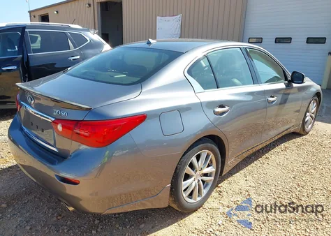 2015 Infiniti Q50 Premium from USA, damaged, VIN JN1BV7AP3FM352914